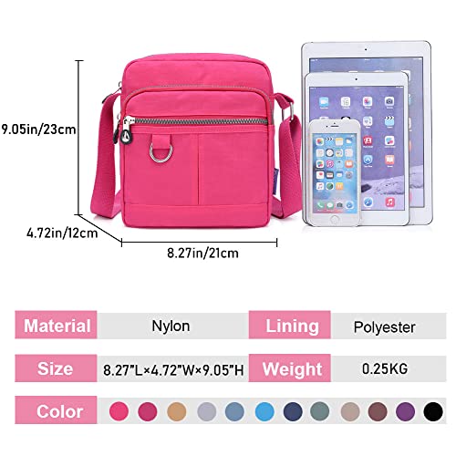 Nylon Waterproof Crossbody Shoulder Bag Z9384