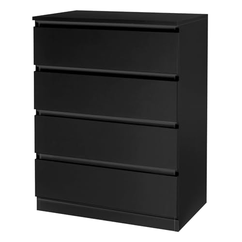 4-Drawer Black Chest of Drawers L54762