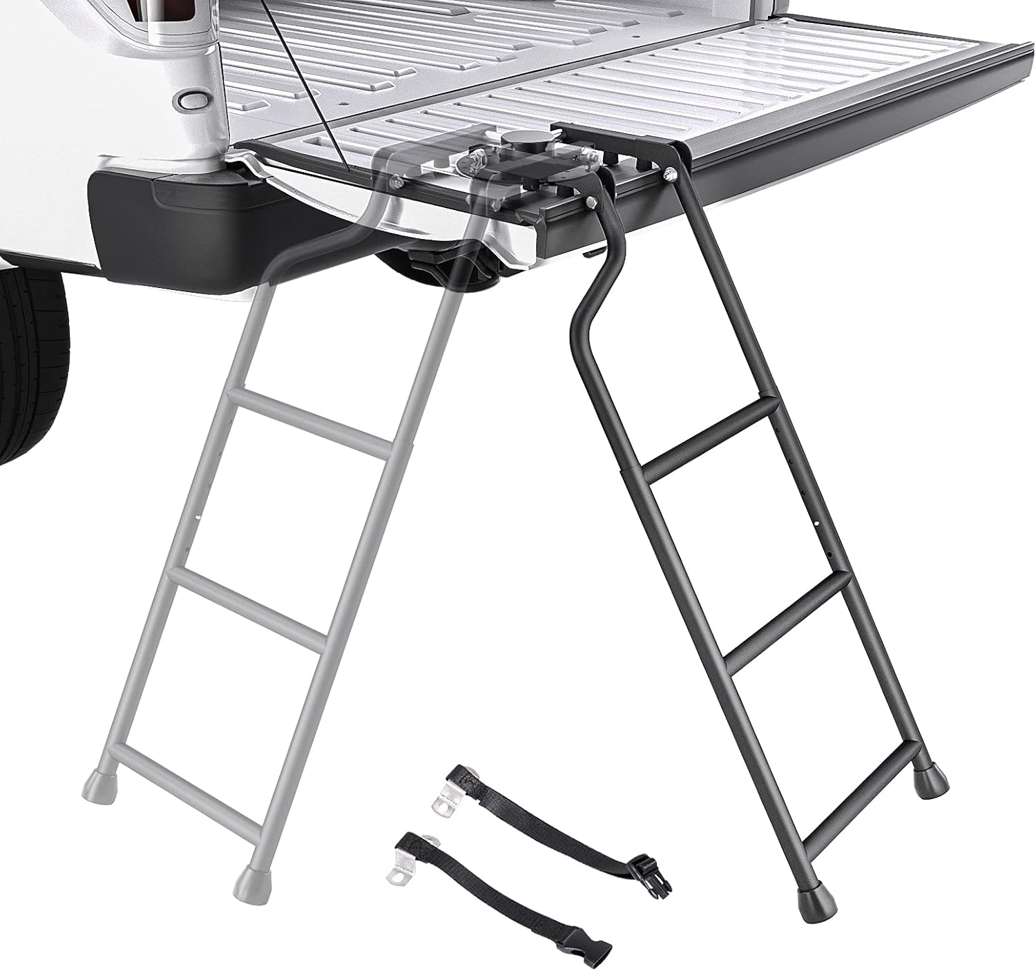Foldable Steel Pickup Truck Tailgate Ladder J1626