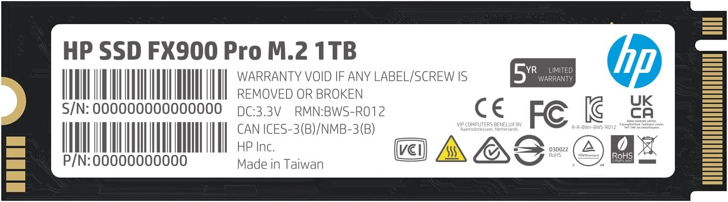 1TB NVMe GEN4 M.2 2280 3D TLC NAND Internal Solid State Drive Y67318