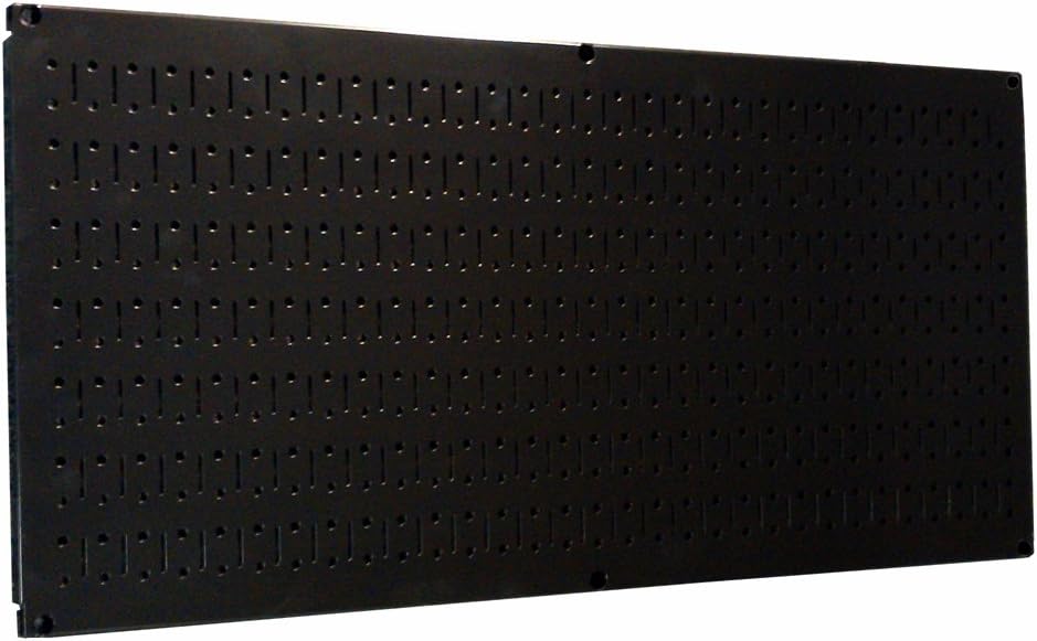 Black Metal Pegboard Panel Pack of 2 I31829