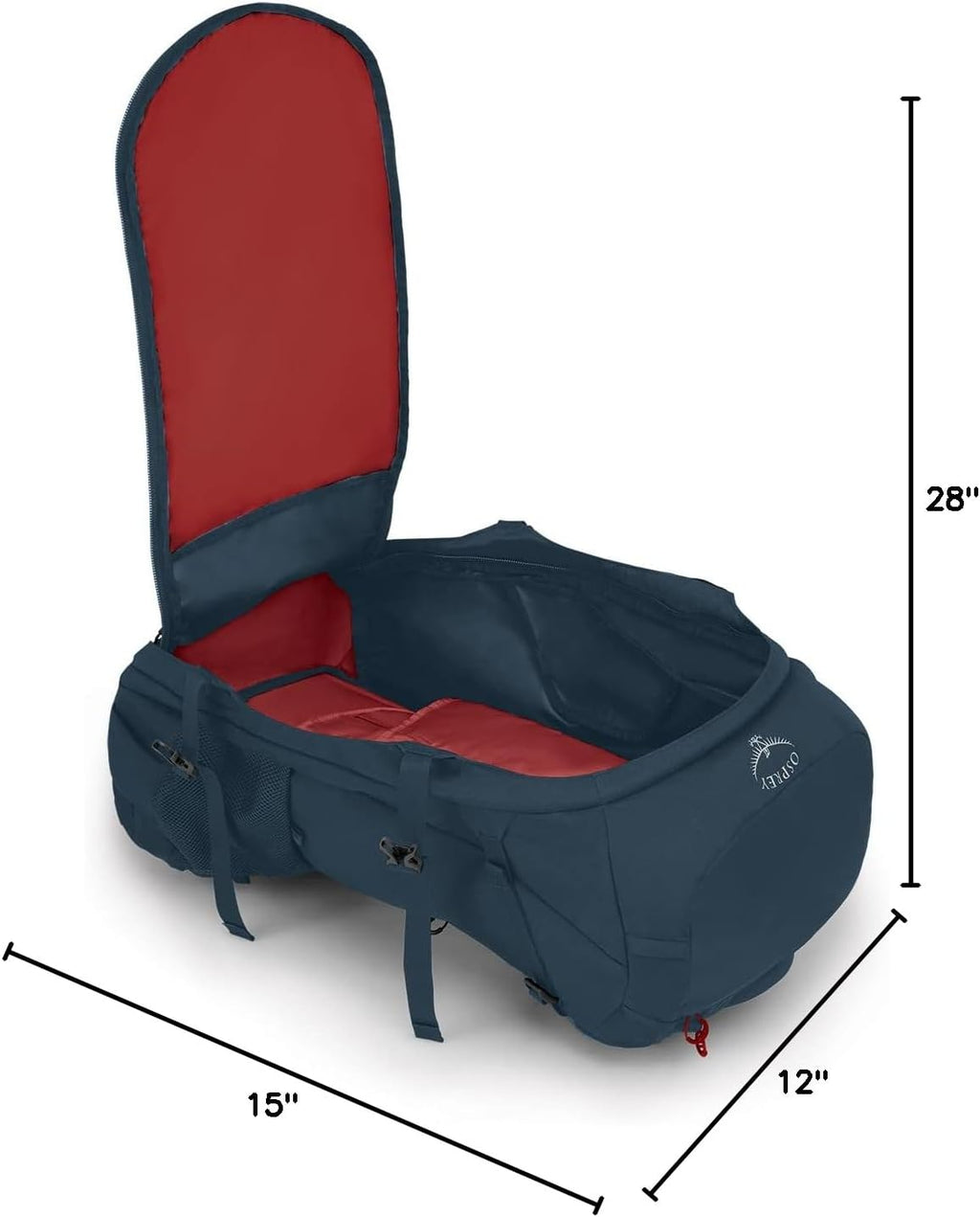 55L Muted Space Blue Travel Backpack J67785