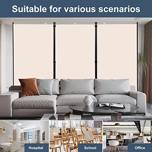 Black 3 Panel Fabric Room Divider M240950