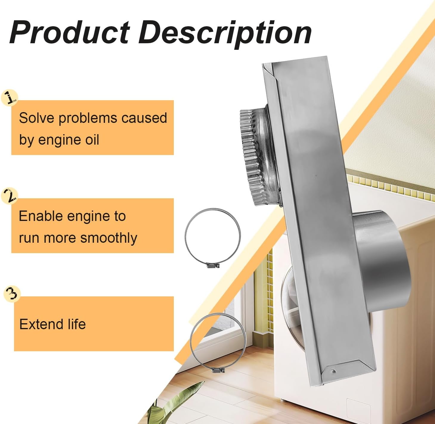Aluminum Adjustable Dryer Vent Pipe O528393