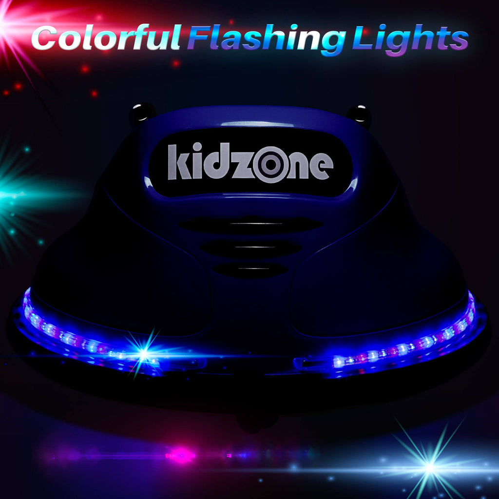 Dark Blue Kids Electric Ride on Bumper Car H28740