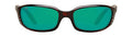 Green Mirror Glass Lens Unisex Sunglasses Z780