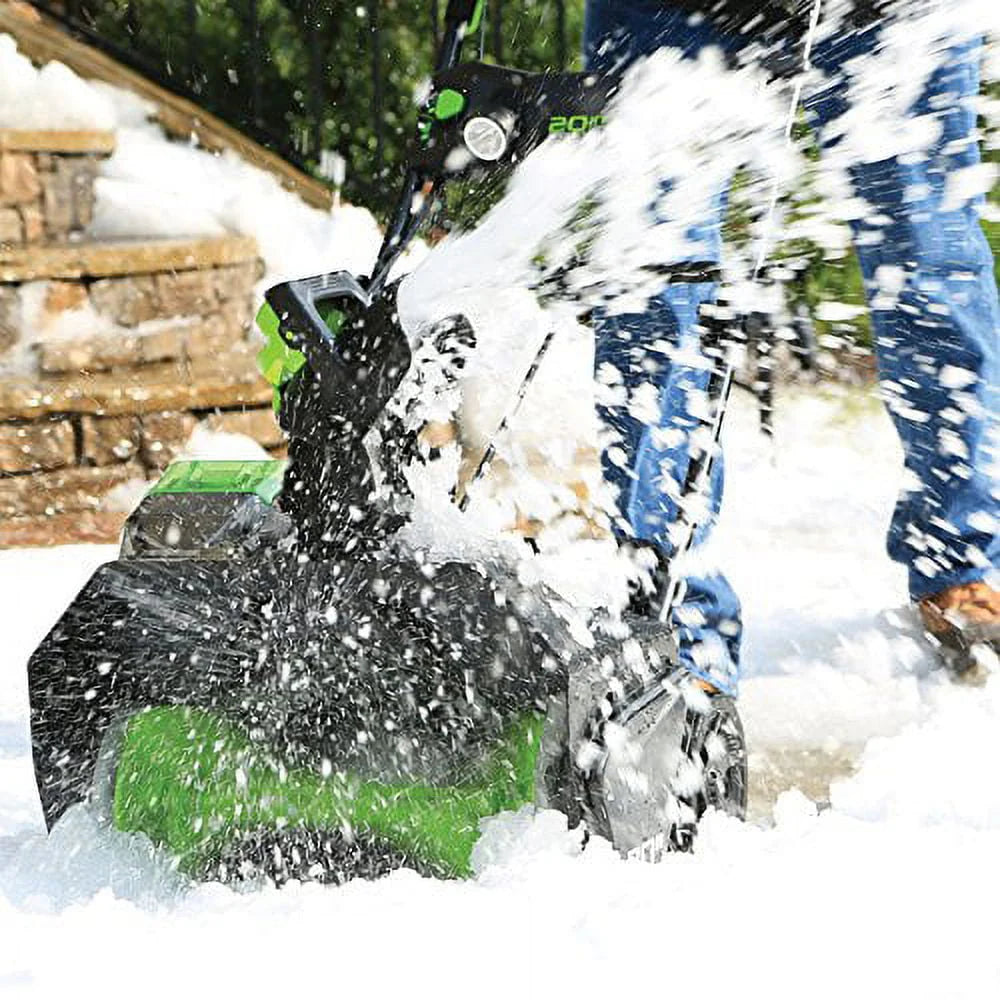 80-Volt 20-inch Brushless Battery Powered Push Snow Blower N7618