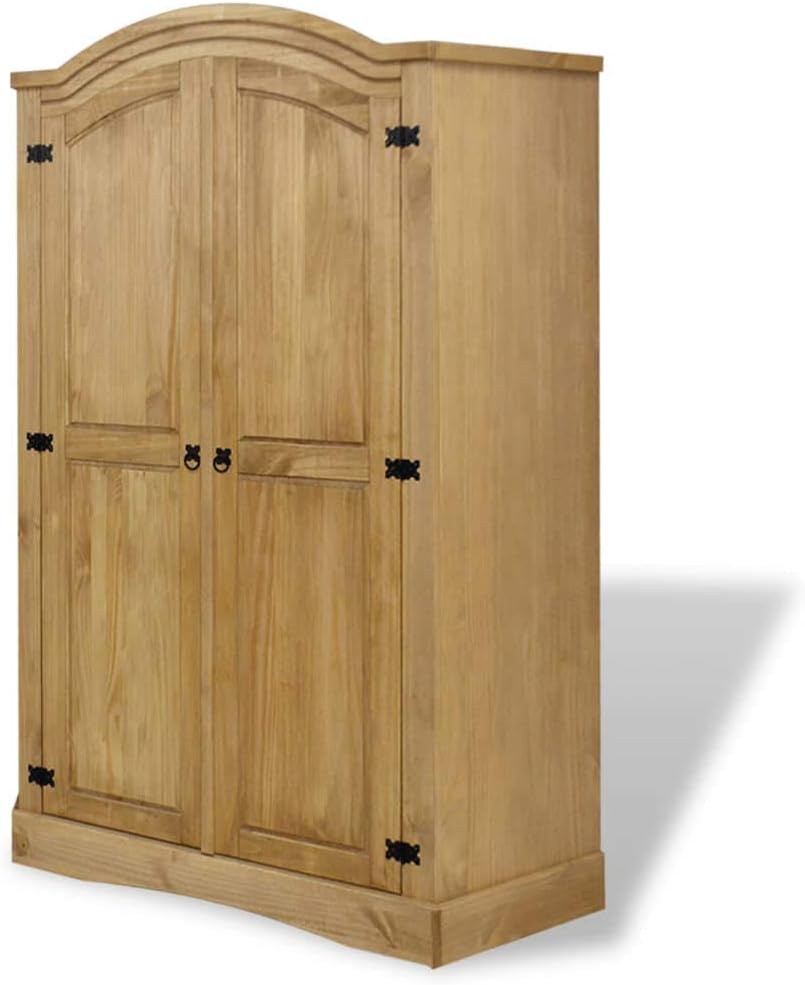 Solid Pinewood 2 Door Wardrobe O200
