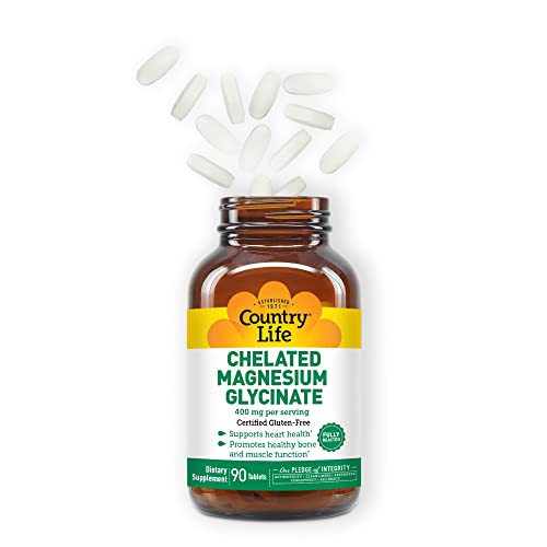 Chelated Magnesium Glycinate 400mg, 180 Tablets P693473