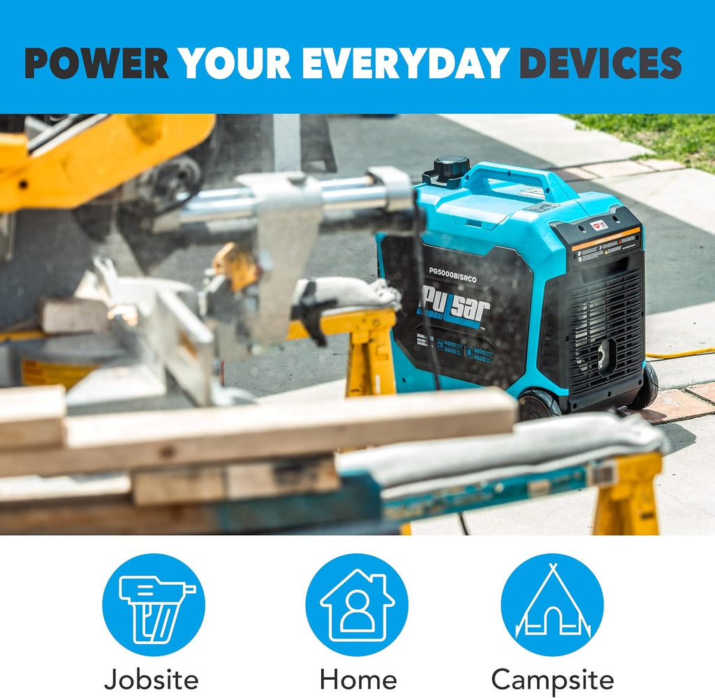 Dual Fuel Portable Inverter Generator with Remote Start M246290