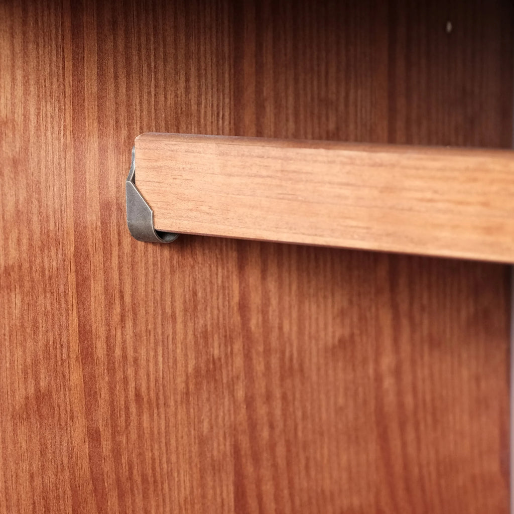 100% Solid Wood Wardrobe Armoire Mocha G69013