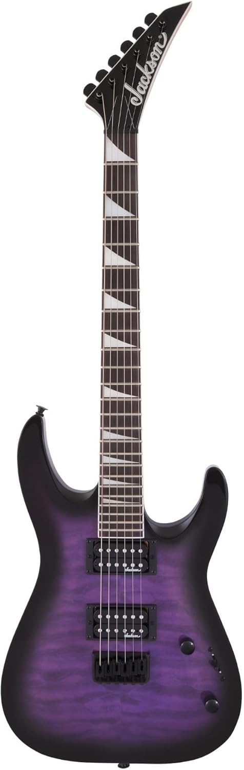 Transparent Purple Burst Arch Top Guitar with Case M872003