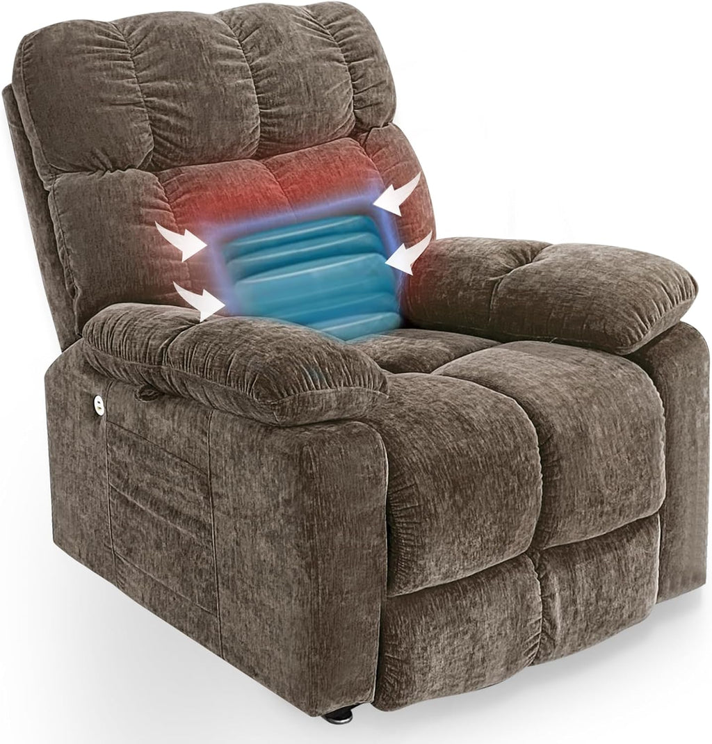 Electric Lift Recliner Sofa with Massage & Heating H34798