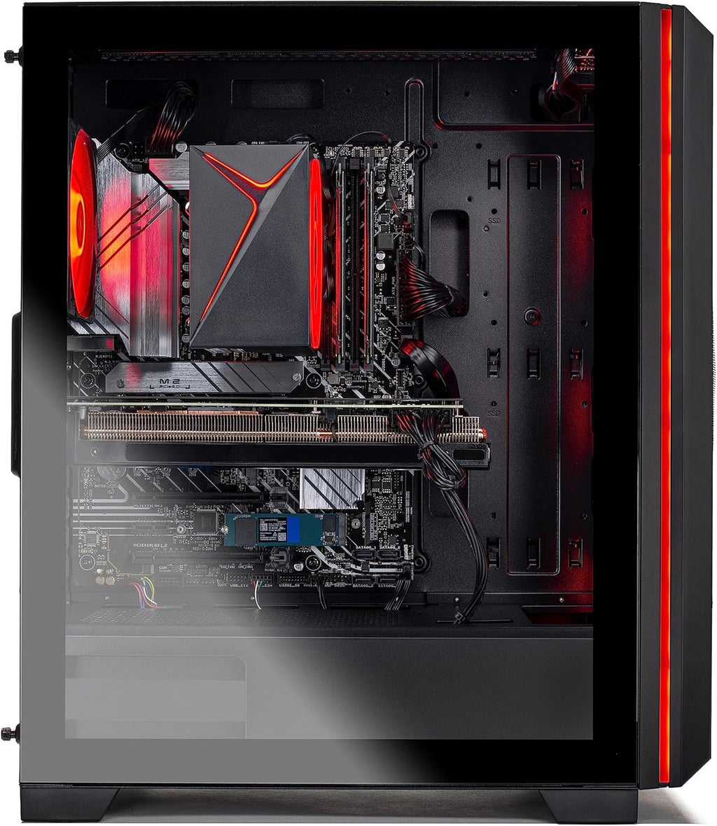 Intel Core i5 12400F 2.5 GHz NVIDIA RTX 4060 1TB NVME SSD 16GB DDR4 RAM 3200 650W Gold PSU Windows 11 Home Gaming PC Desktop I306