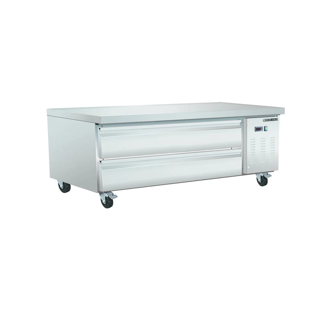 Two-Drawer Refrigerated Chef Base, 62"W, 8.8 cu. ft., Stainless Steel L9995