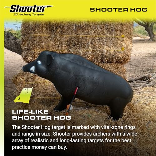 Black 3D Archery Hog Target S182