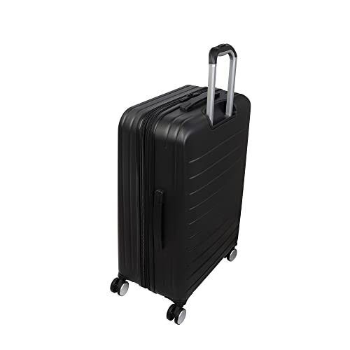 32" Hardside Checked Expandable Spinner, Smoke Blue J6710