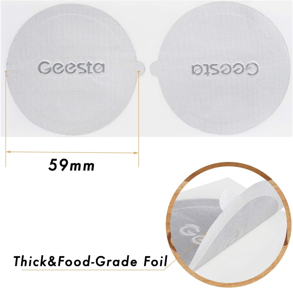 Reusable Aluminum Foil Seals Kit for Nespresso Vertuoline Capsules U46037