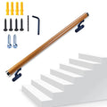 6.5Ft Wooden Non-Slip Wall Mounted Handrail Z36127