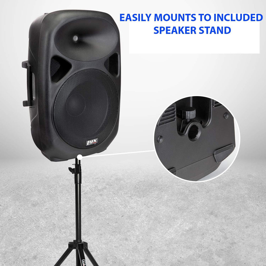 15 Portable PA Speaker System with Tripod Stand A4270