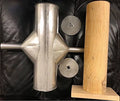 Churro Maker Manual Hand Machine Metal Wood with 2 molds T78707