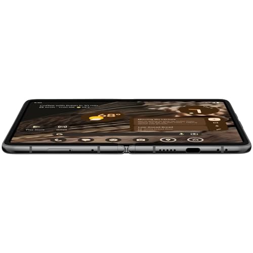 Obsidian 256 GB Foldable 5G Smartphone with Telephoto Lens and Ultrawide Lens P73625