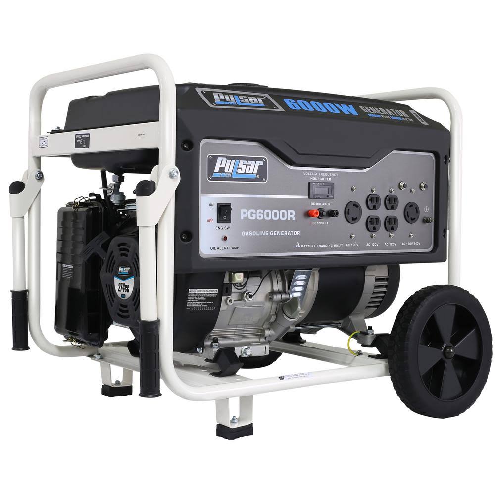 6,000 Peak Watt Gas-Powered Portable Generator G46441