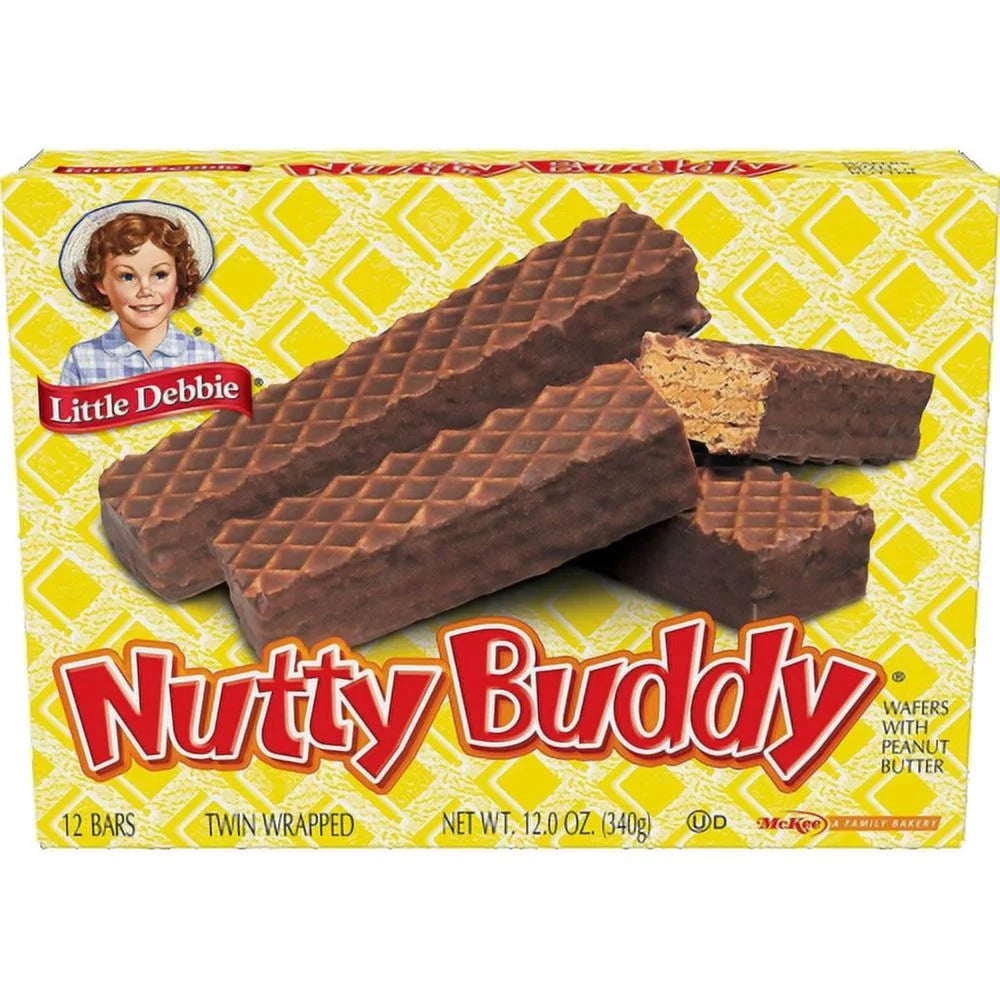 12-Boxes Peanut Butter Wafer Bars V336
