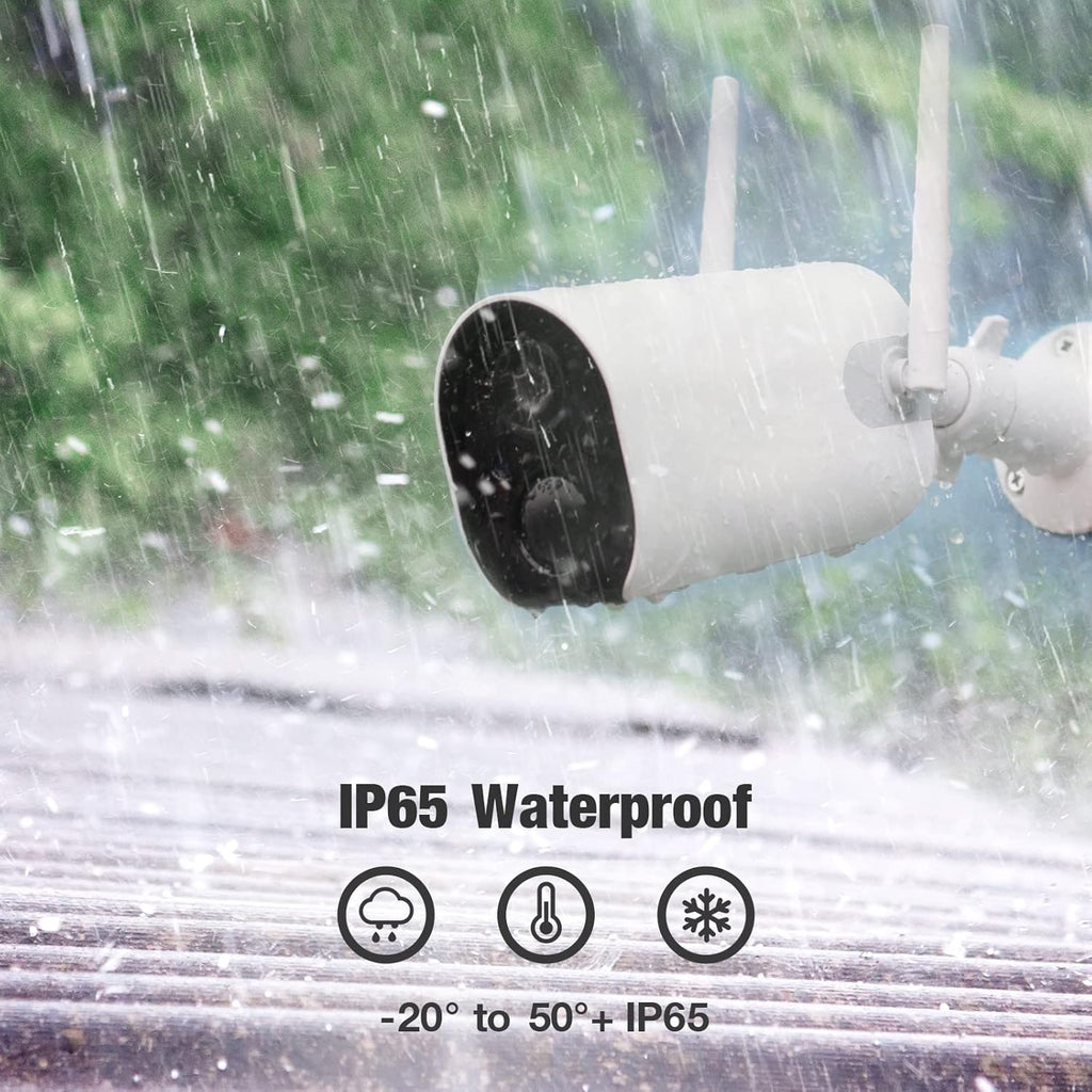 1080P Battery Powered Outdoor Security Camera with Night Vision B38176