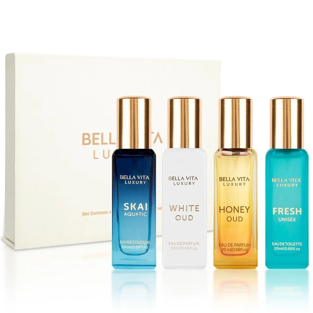 Unisex Luxury Perfume Gift Set 4x20 ML Eau De Parfum J99438