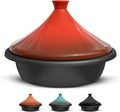 3.3 QT Enameled Cast Iron Tagine with Ceramic Lid F97649