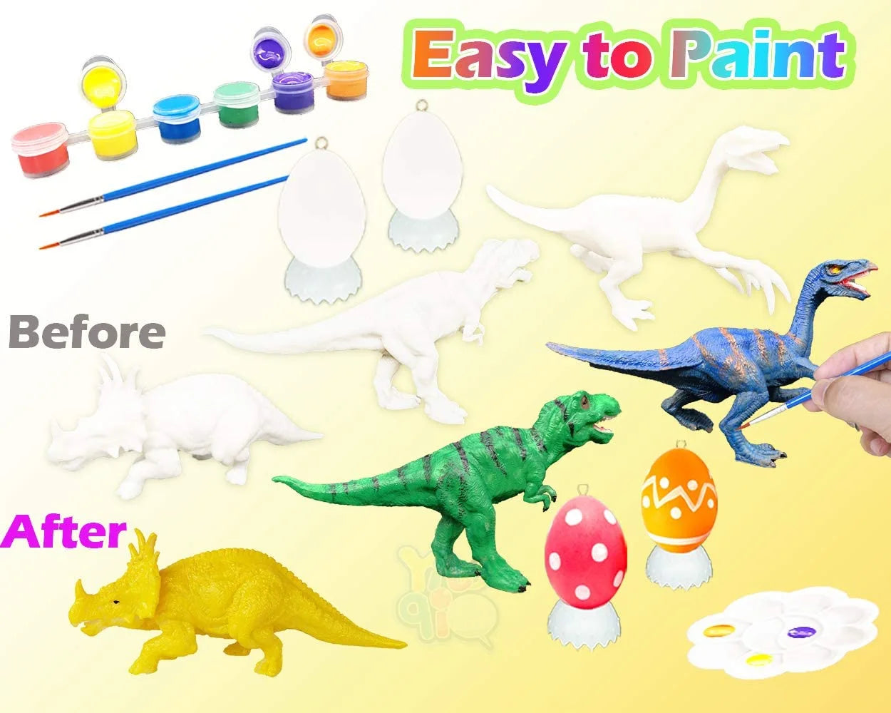 Kids Dinosaur Painting Kit with Play Mat I404