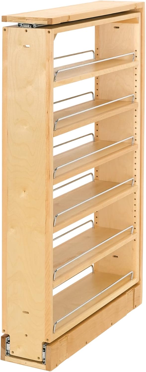 Wood Tall Filler Pull Out Organizer F5026