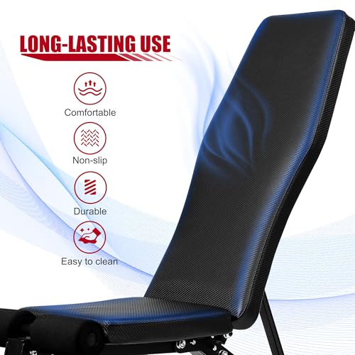 Adjustable Weight Bench Press with 700 LB Capacity Incline/Decline Bench C9326