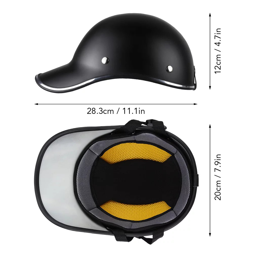 Adjustable Strap Motorcycle Half Helmet M6835