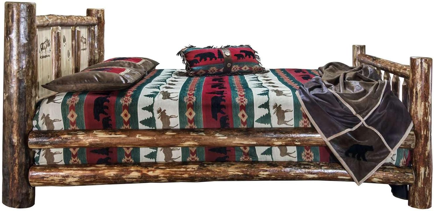 Brown Twin Wood Bed I57076