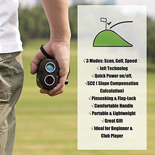 Laser Golf Rangefinder with 6X Magnification W690306