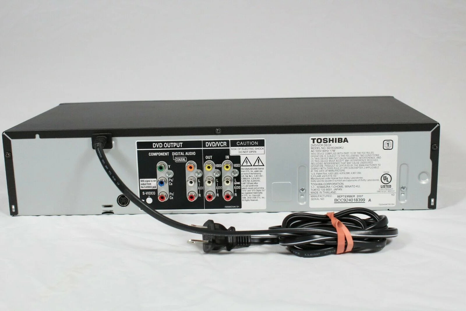 Used DVD and VCR Combo Player with Remote U4907