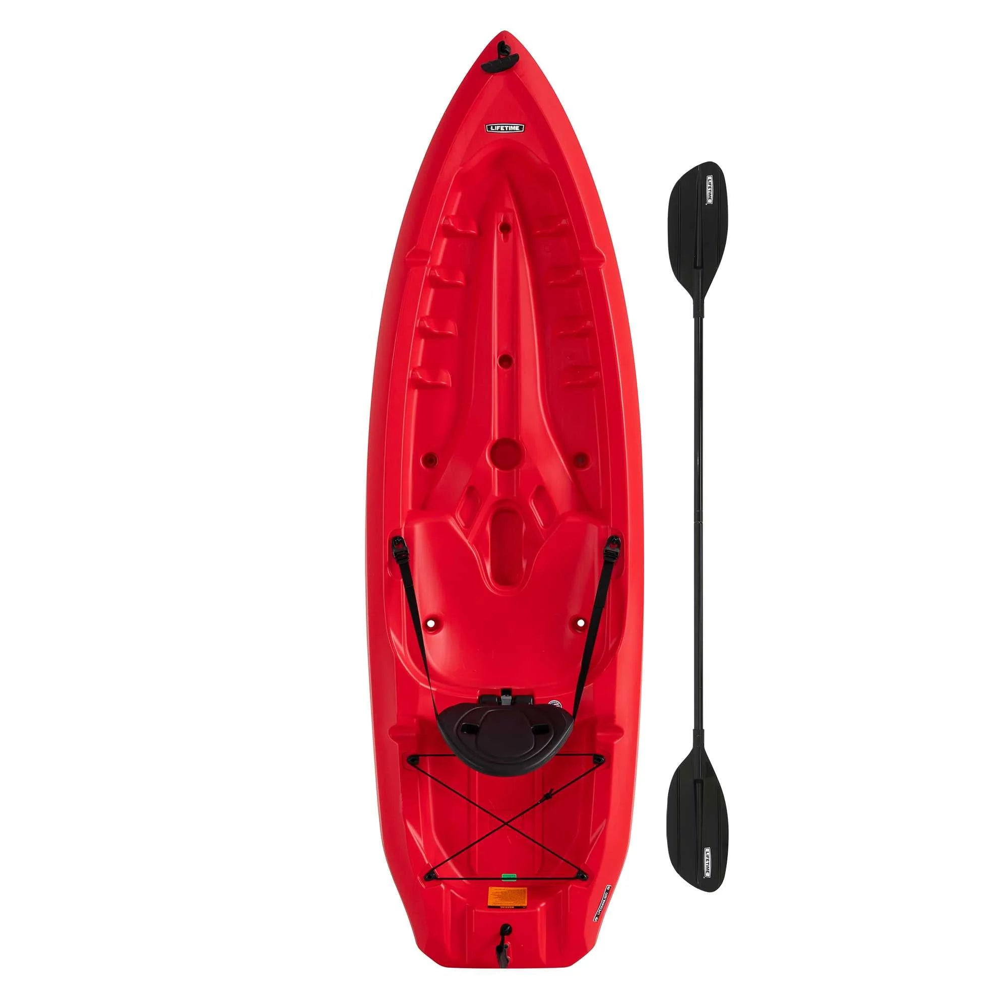 Red 8 ft Sit-on-Top Kayak W368