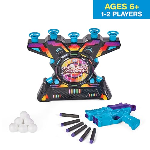 Arcade Mini Golf Tabletop Game with 9 Holes and Moving Obstacles for 1-4 Players H919536
