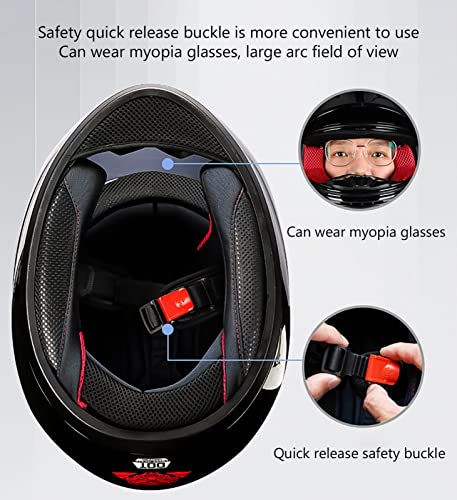 Full Face Motorcycle Helmet with Removable Liner Y20211