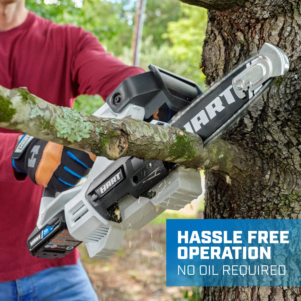 20-Volt 8-inch Battery-Powered Pruning Chainsaw Kit with 2.0Ah Lithium-Ion Battery T31183