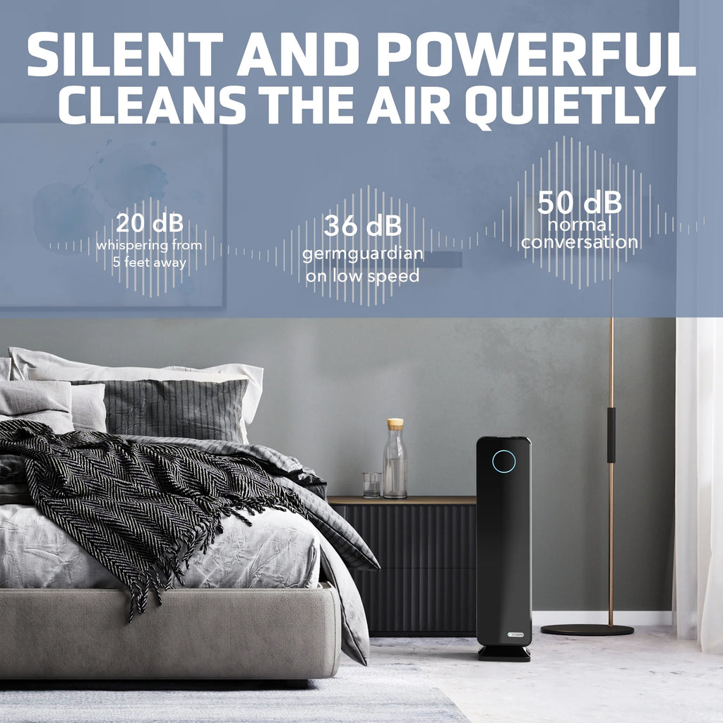Tower Air Purifier with HEPA Filter, UV-C M343301