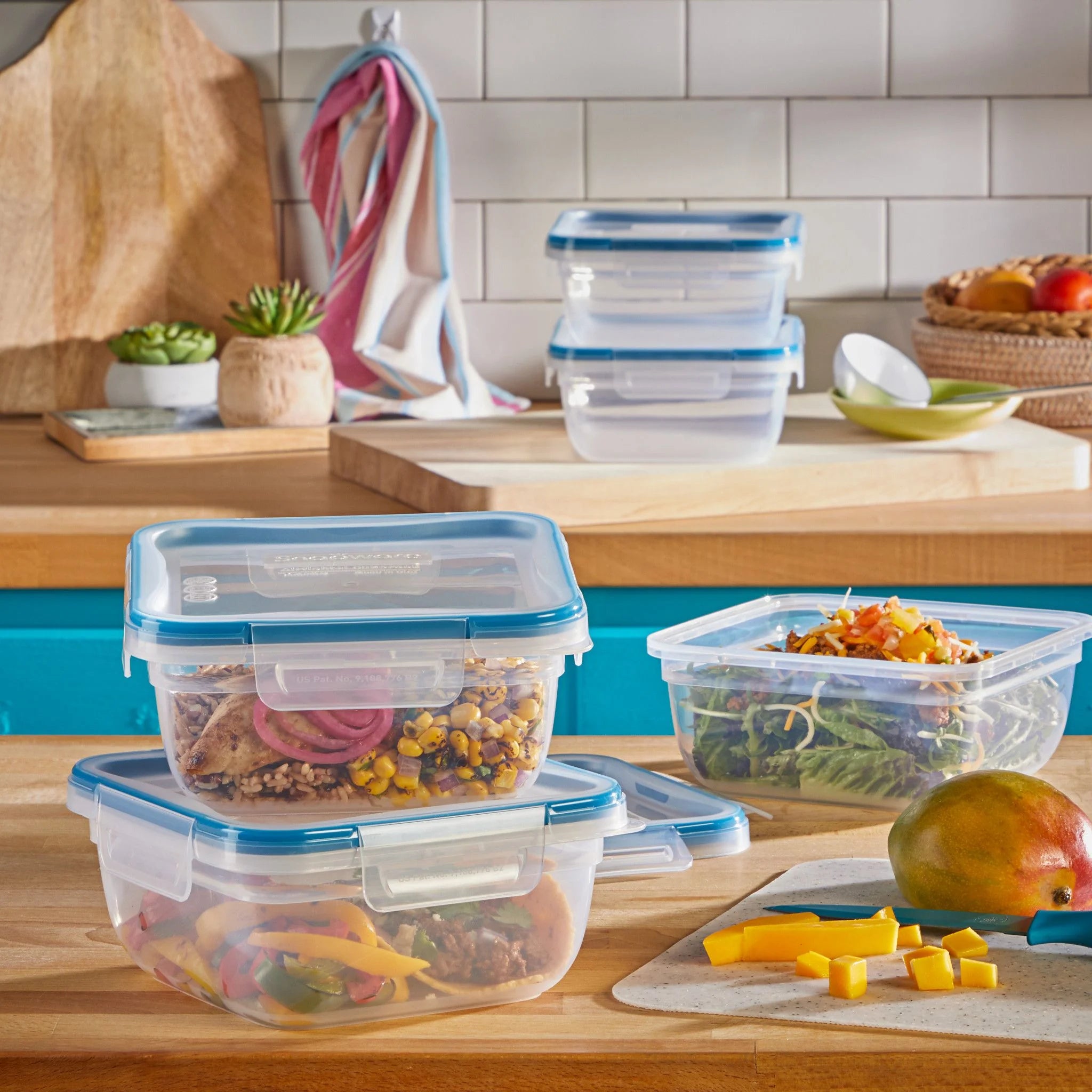 10-piece 5.5-cup Food Storage Container Set C229699