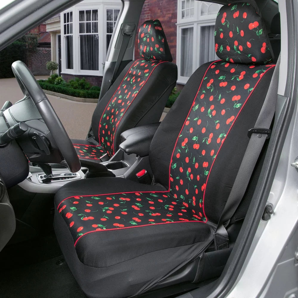 Cheeky Cherry Theme Car Seat Covers - 2 Sets I305571