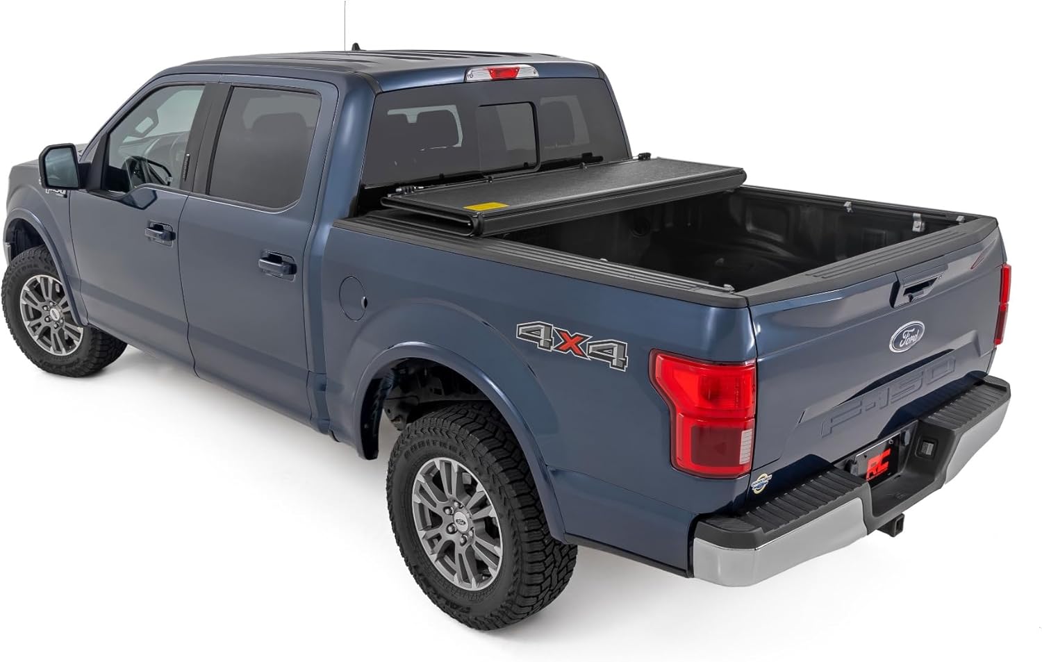 Hard Low Profile Tri-Fold Truck Bed Tonneau Cover for Ford F-150 (2015-2020) - Fits 5'7" Bed E61759