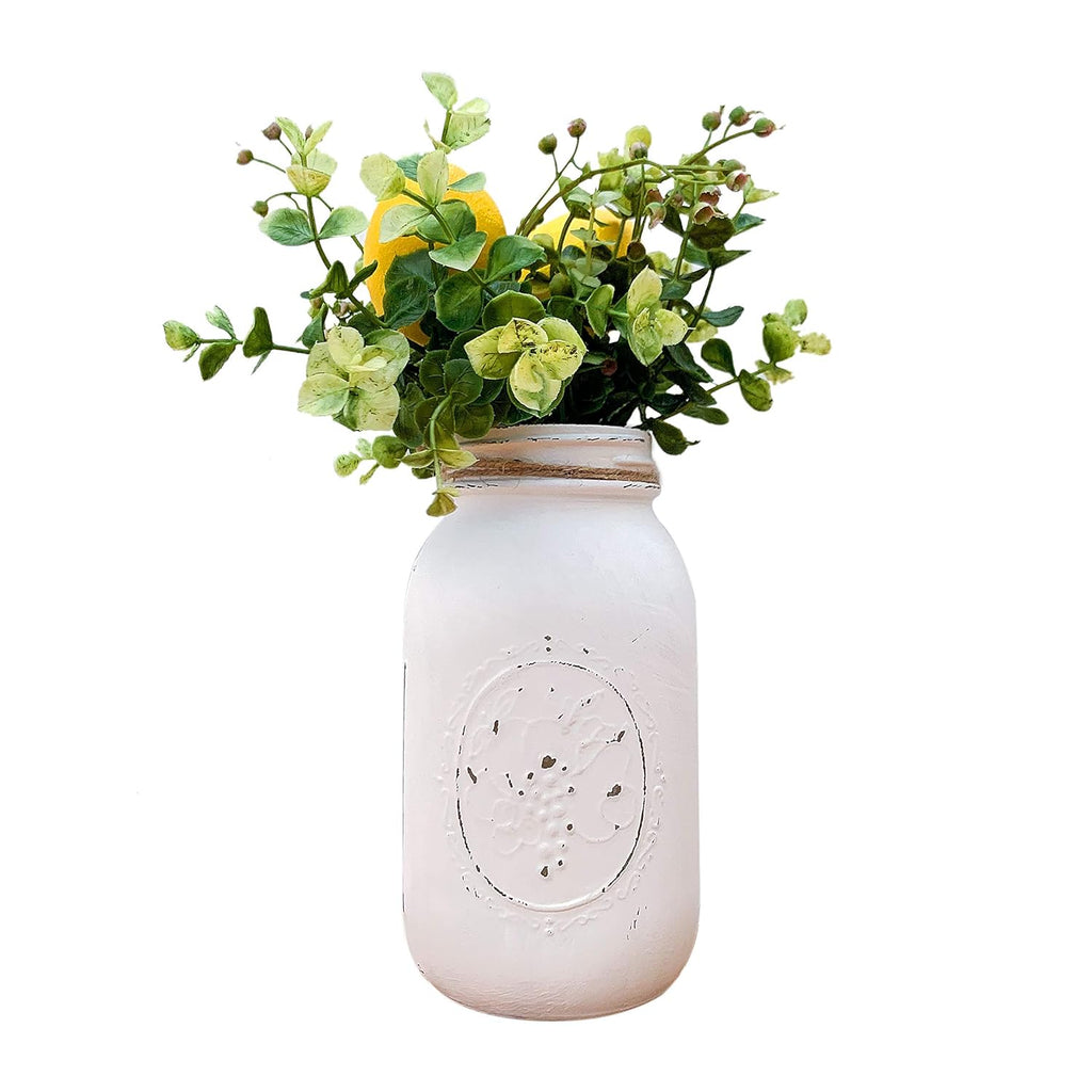 Lemon Mason Jar Centerpiece W28743