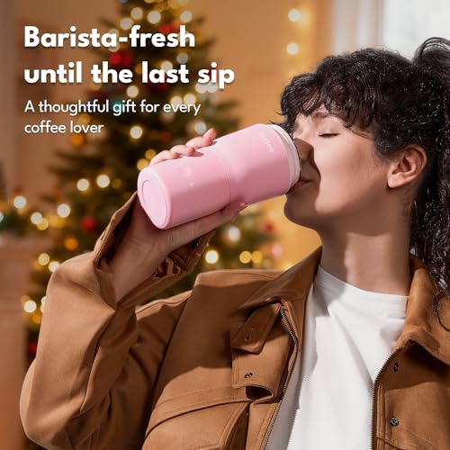 Pink 12oz Heated Travel Mug L845628