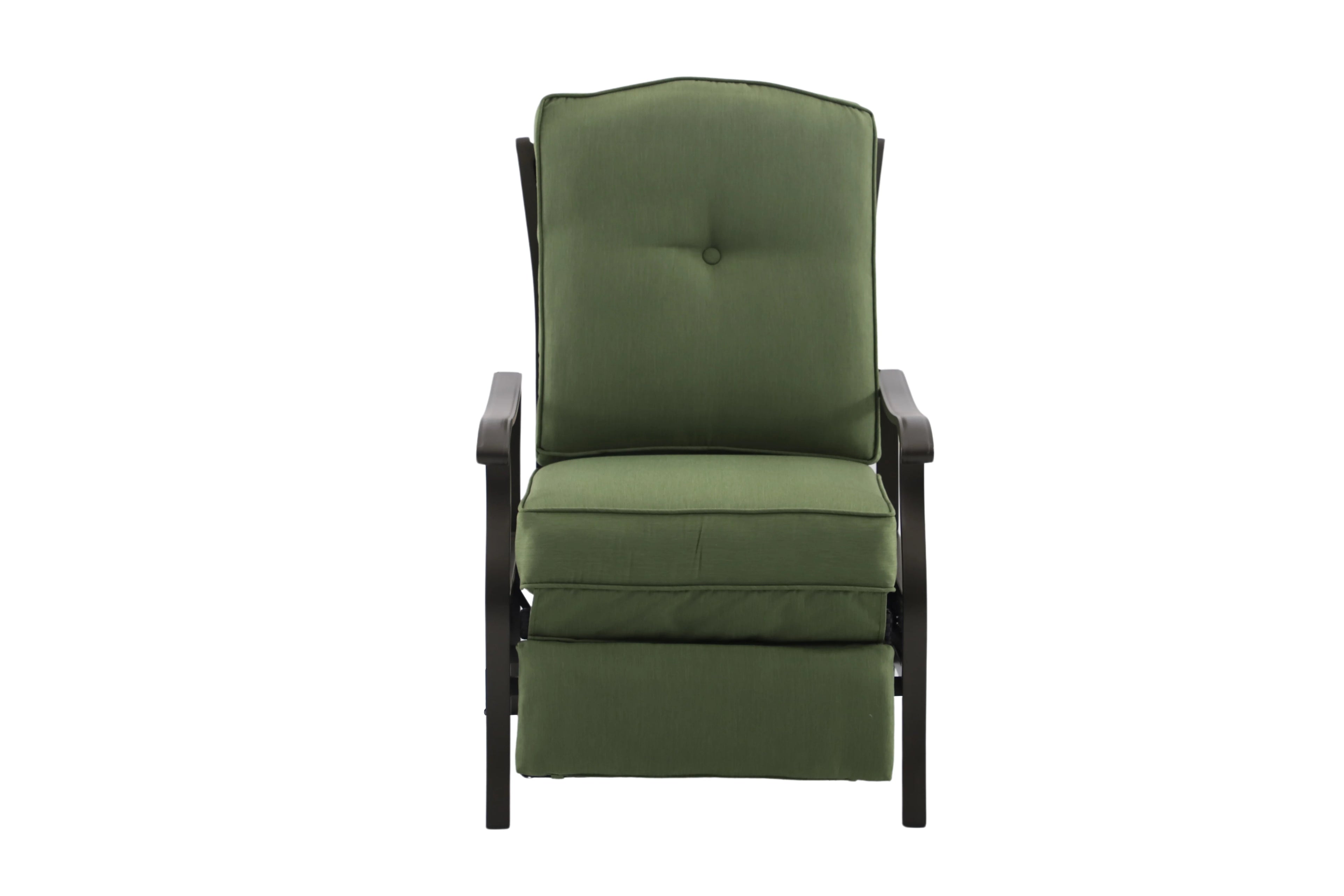 Green Steel Outdoor Recliner W8055