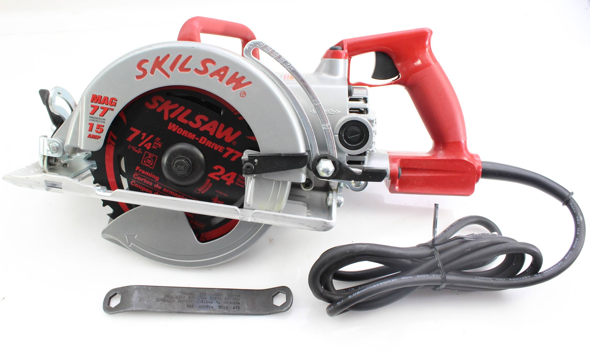7.25 in. Magnesium Worm Drive Circular Saw F34712